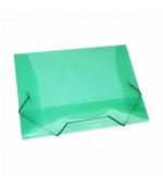 PASTA Plastica Oficio Verde 2.0 com elástico - pacote com 3 pastas